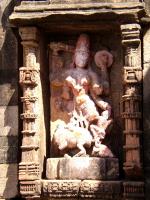 sculpture at Chand-Suraj Gate wall